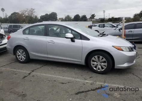 2012 Honda Civic Lx from USA, damaged, VIN 19XFB2F59CE332100